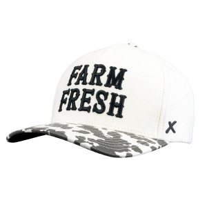 Farm fresh cow print adjustable cap